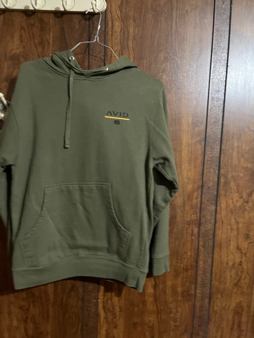 Olive Green Men's Hoodie Sweatshirt